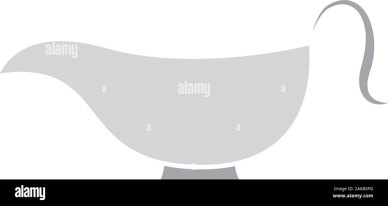 Isolated sauceboat icon Stock Vector
