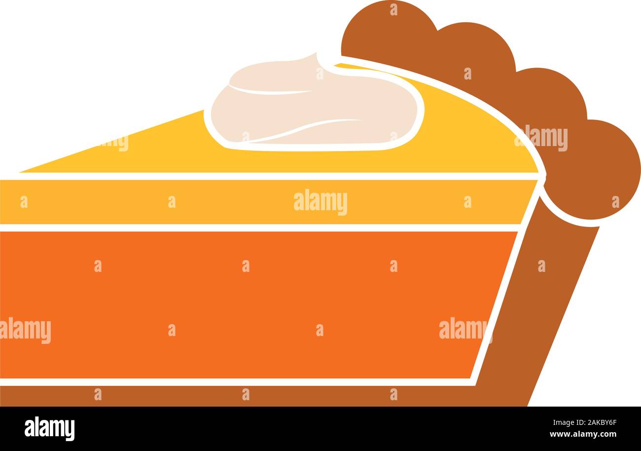 Isolated pie icon Stock Vector