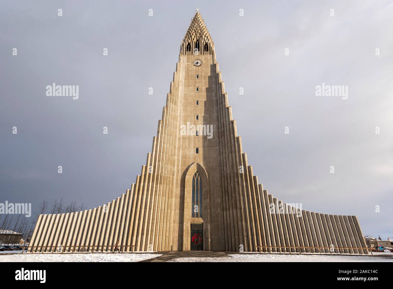 Iceland, Capital Region, Reykjavik, Hallgrimskirkja Stock Photo