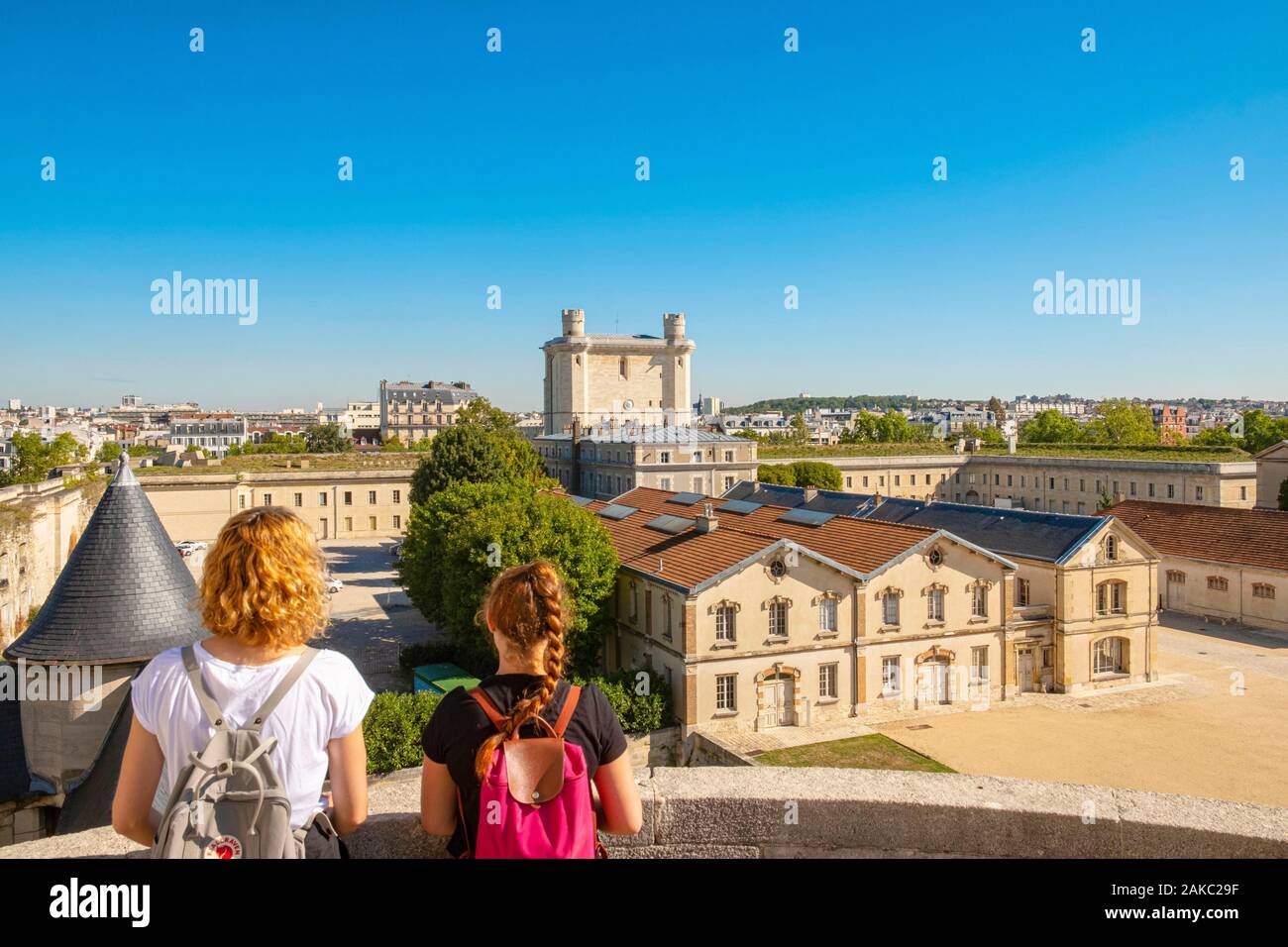 France, Val de Marne, the castle of Vincennes Stock Photo