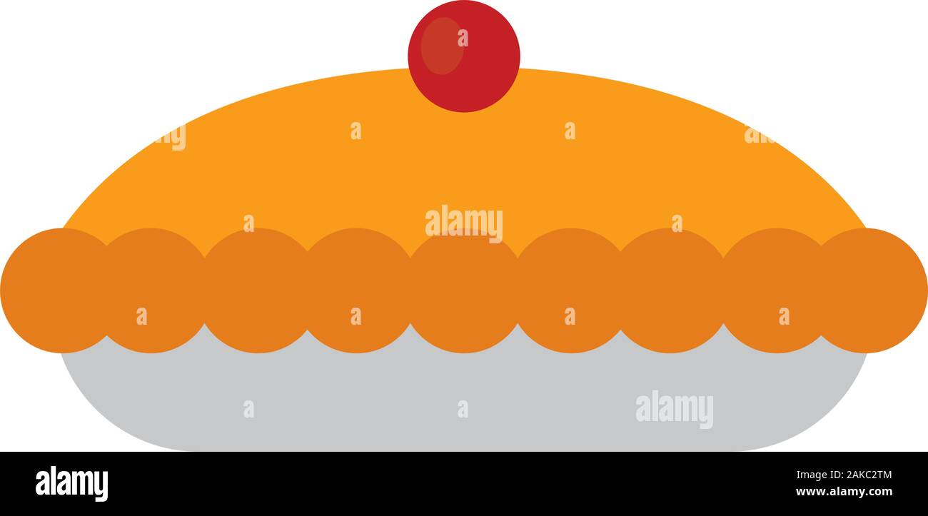 Isolated pie icon Stock Vector