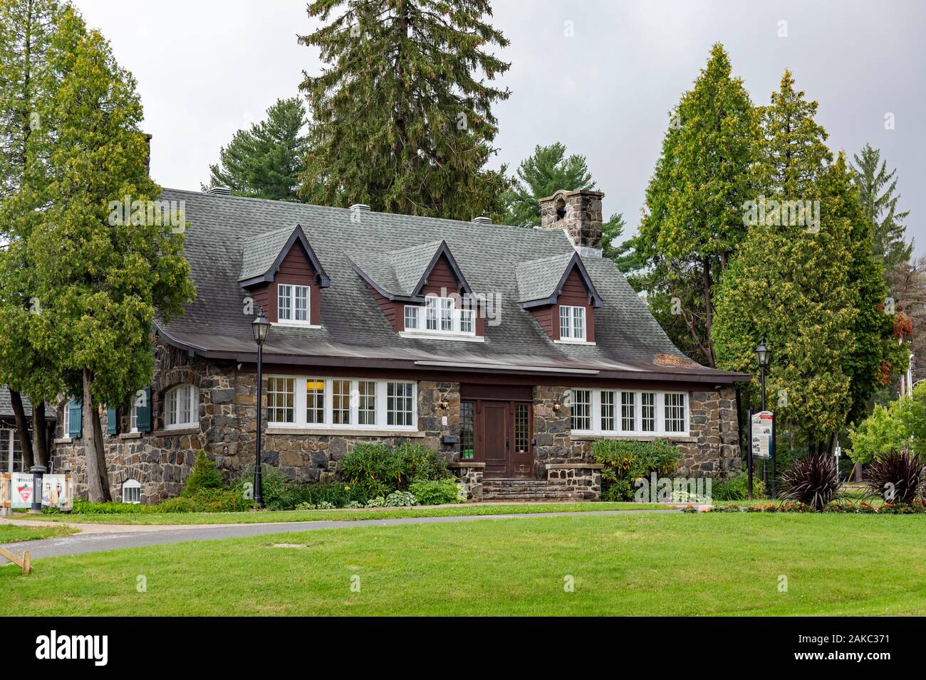 Canada, Province of Quebec, Mauricie Region, Town of Shawinigan, Grandmother, House of Culture Francis-Brisson, in a Historic House Stock Photo