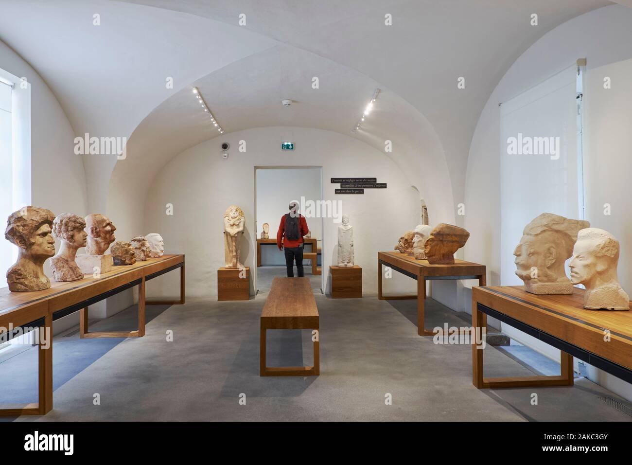 France, Herault, Lodeve, Museum of Modern Art, Archeology, Paleontology