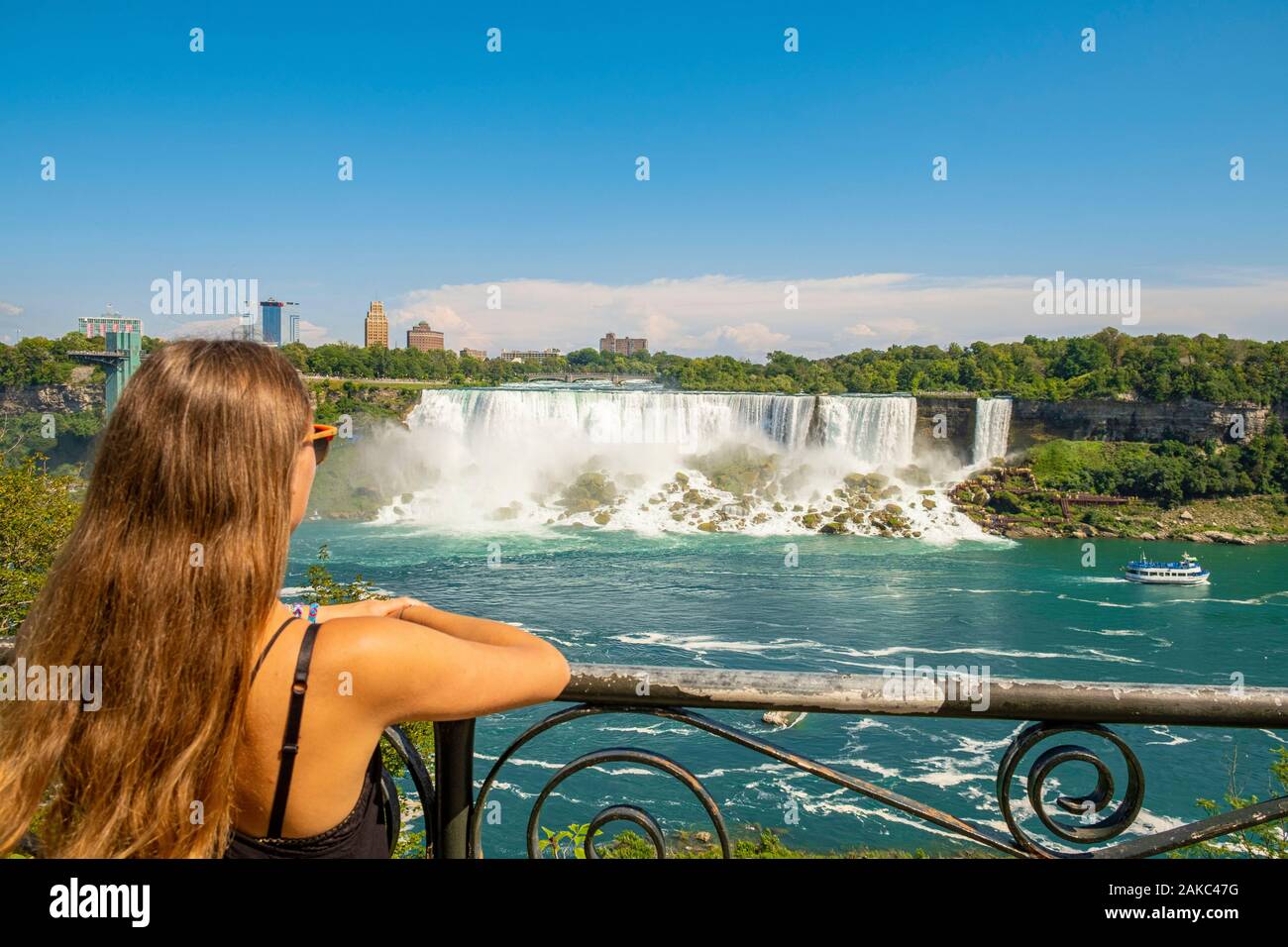 Canada, Ontario province, Niagara Falls, American Falls Stock Photo
