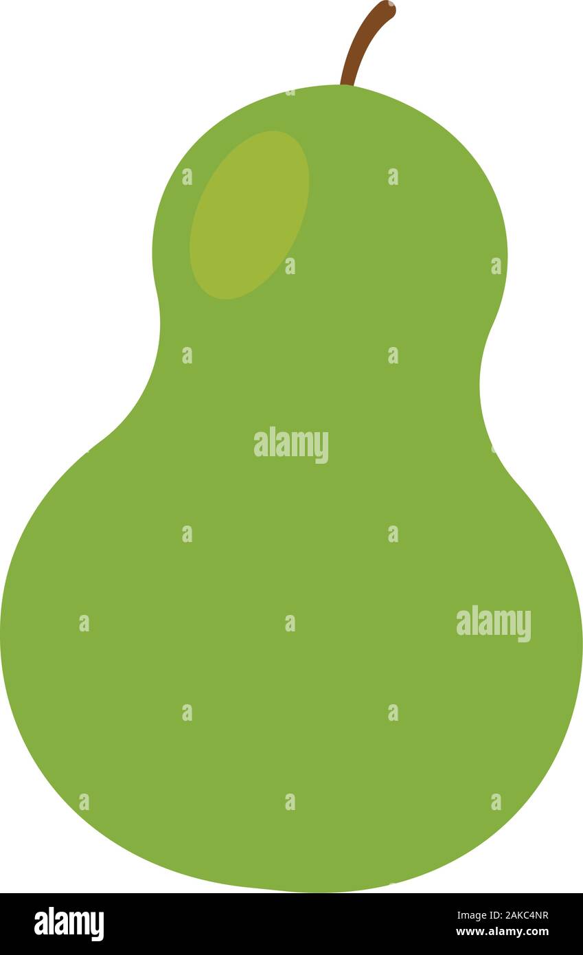 Isolated pear icon Stock Vector