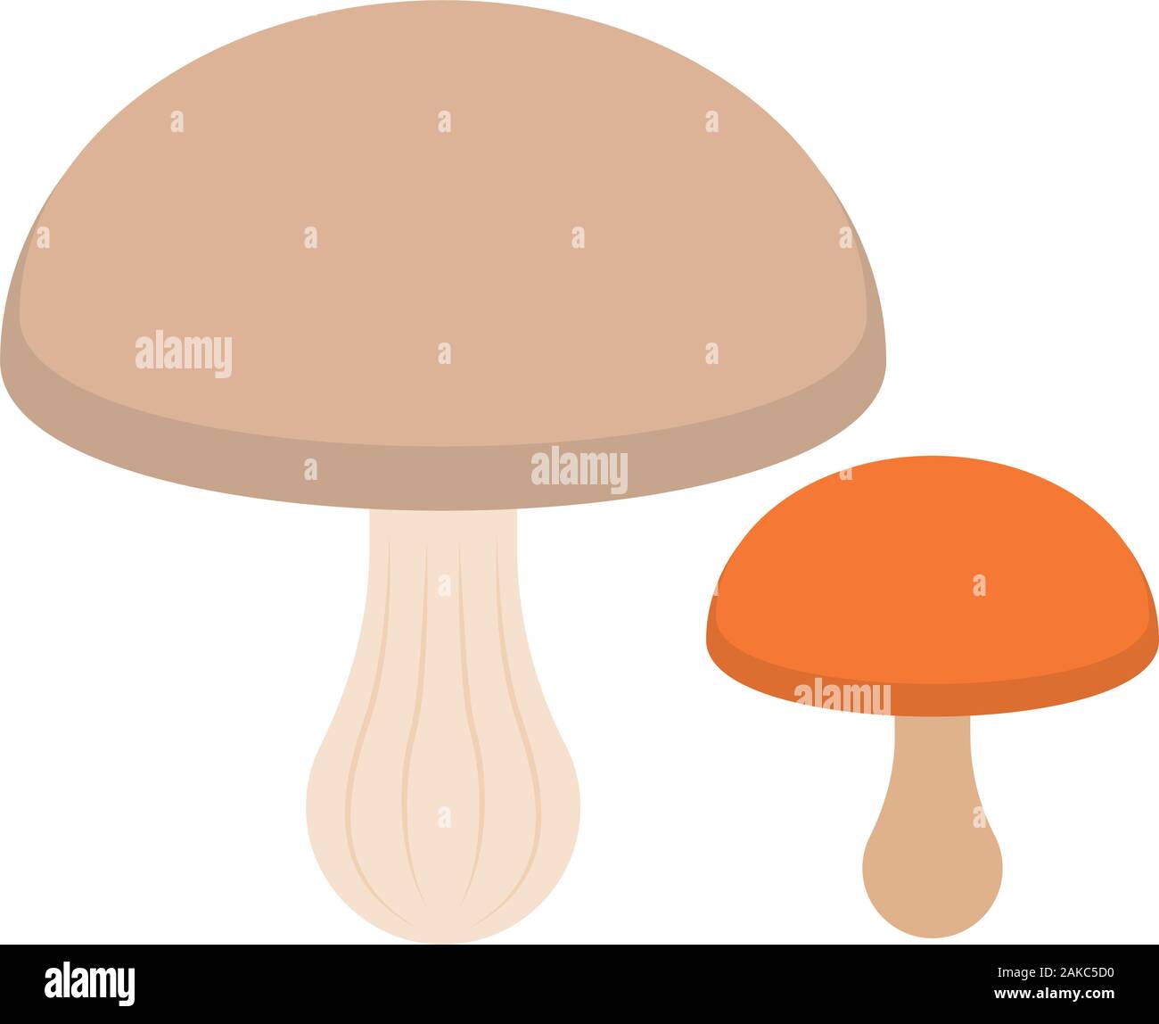 Isolated mushrooms icon Stock Vector