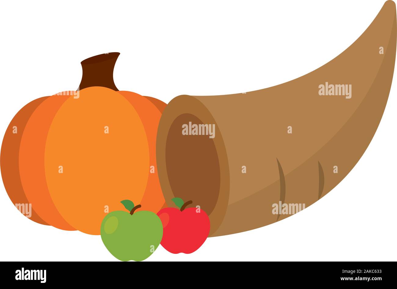 Thanksgivig horn with fruits Stock Vector Image & Art Alamy
