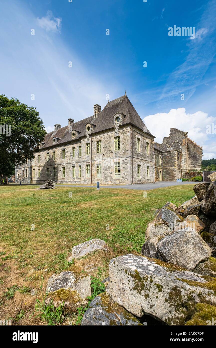Brittany abbey of bon repos hi-res stock photography and images - Alamy