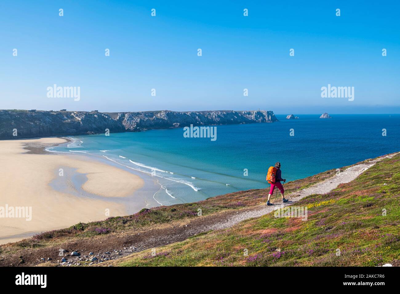 France, Finistere, Armorica Regional Natural Park, Crozon Peninsula