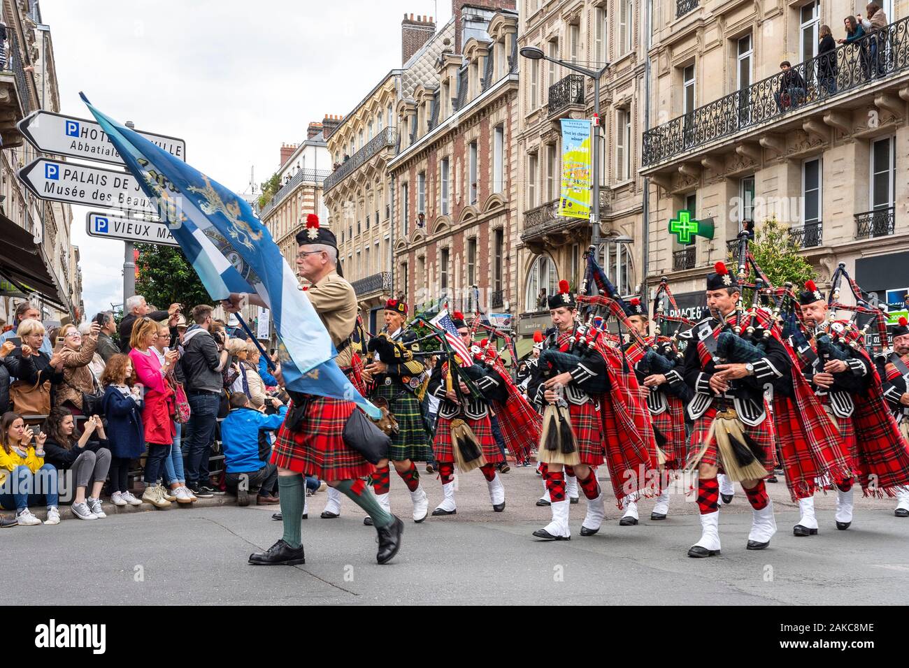 France, Seine Maritime, Rouen, Armada of Rouen 2019, parade in the streets of Rouen Stock Photo