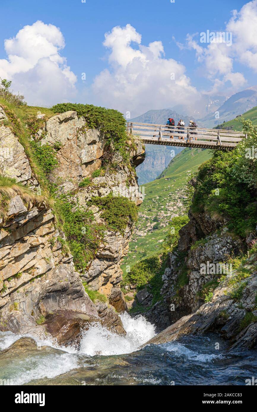 France Hautes Alpes Ecrins National Park Champsaur Drac Noir Valley 