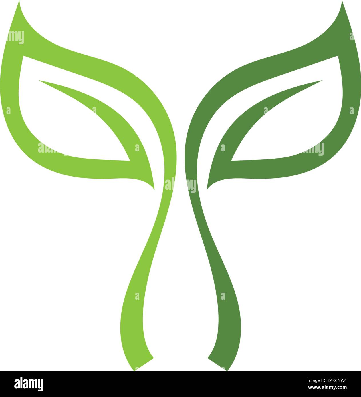 Green leaf ecology nature element vector icon Stock Vector Image & Art ...