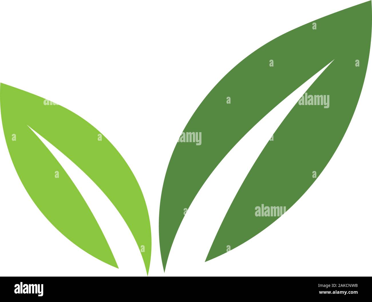 Green leaf ecology nature element vector icon Stock Vector Image & Art ...