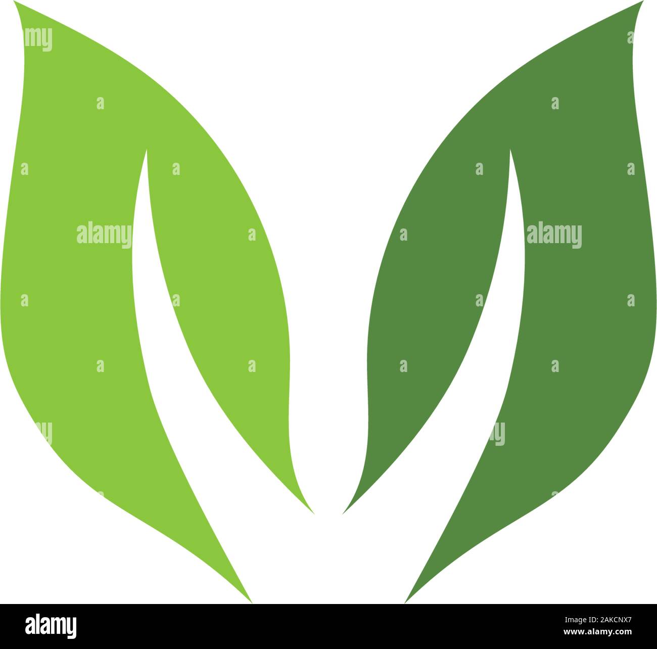 Green leaf ecology nature element vector icon Stock Vector Image & Art ...