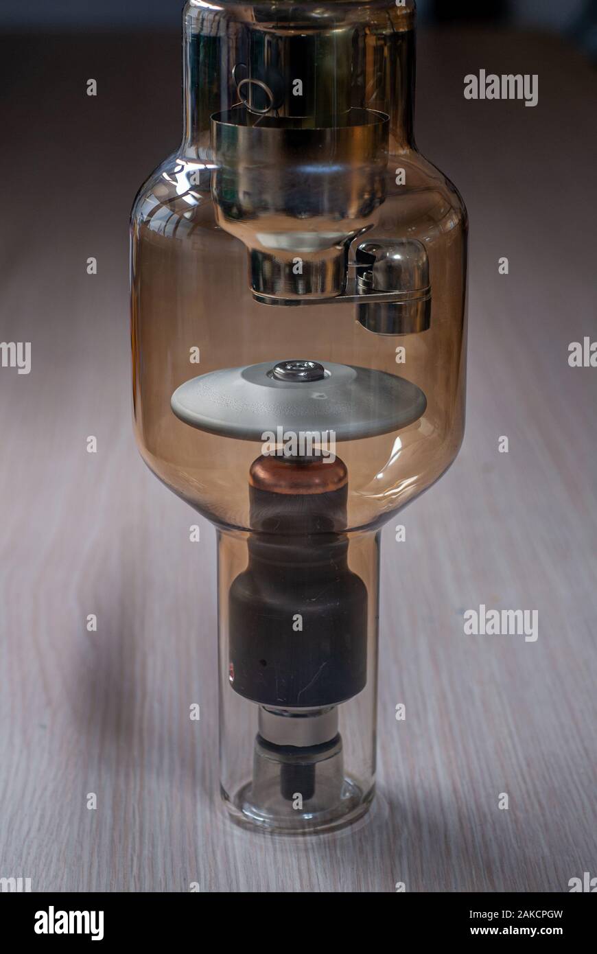 Vacuum glass ampoule of an X-ray Tube Stock Photo