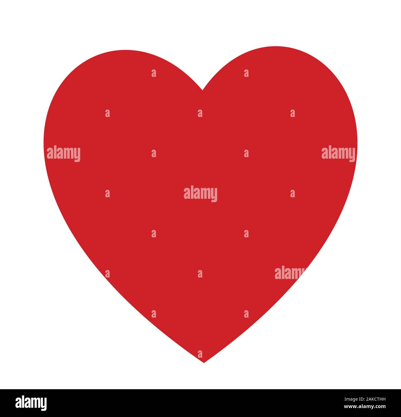 Red Heart Shape Stock Photo Alamy