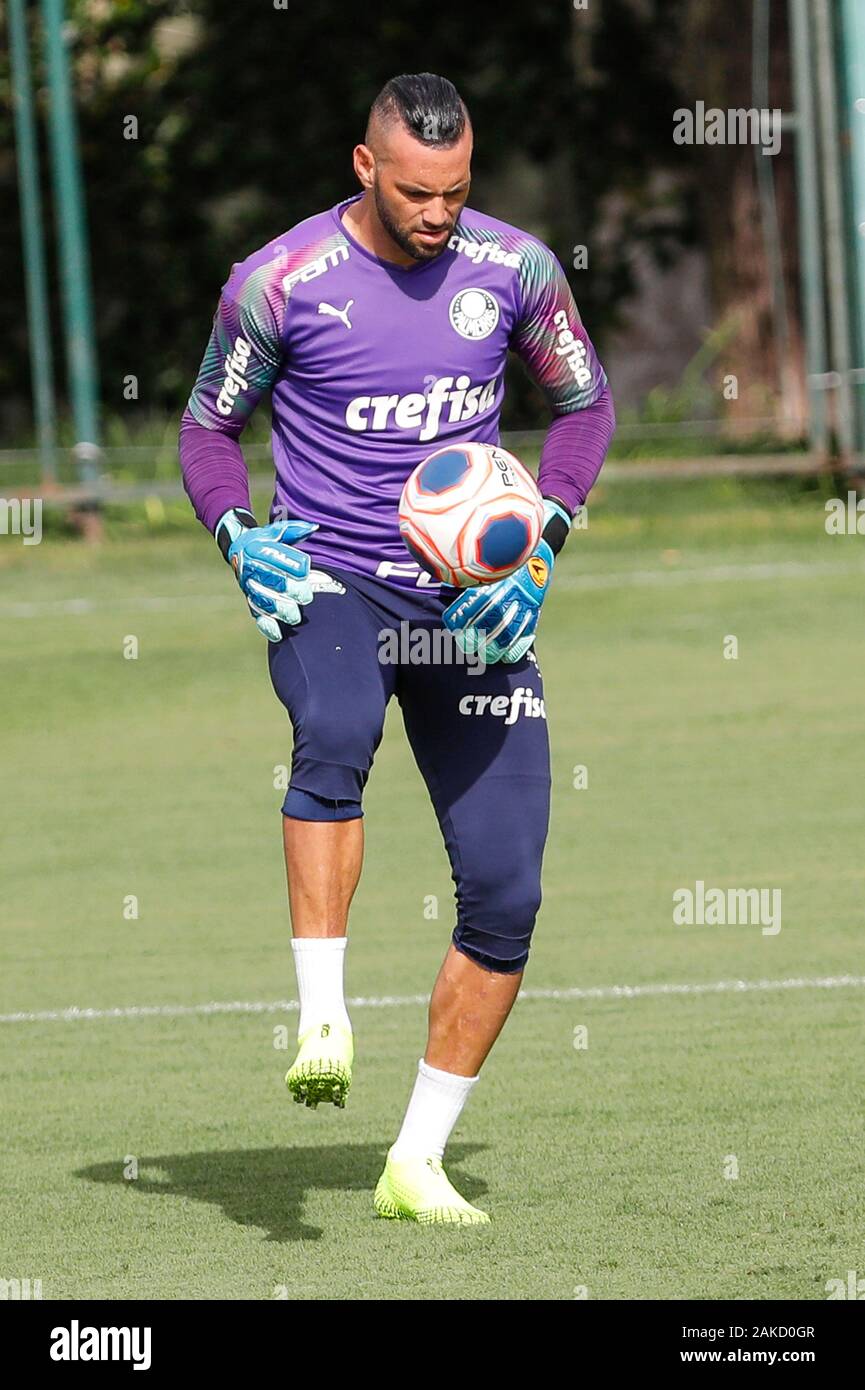 Sao Paulo Sp 08 01 2020 Treino Do Palmeiras Weverton During Training Of Palmeiras Held At The