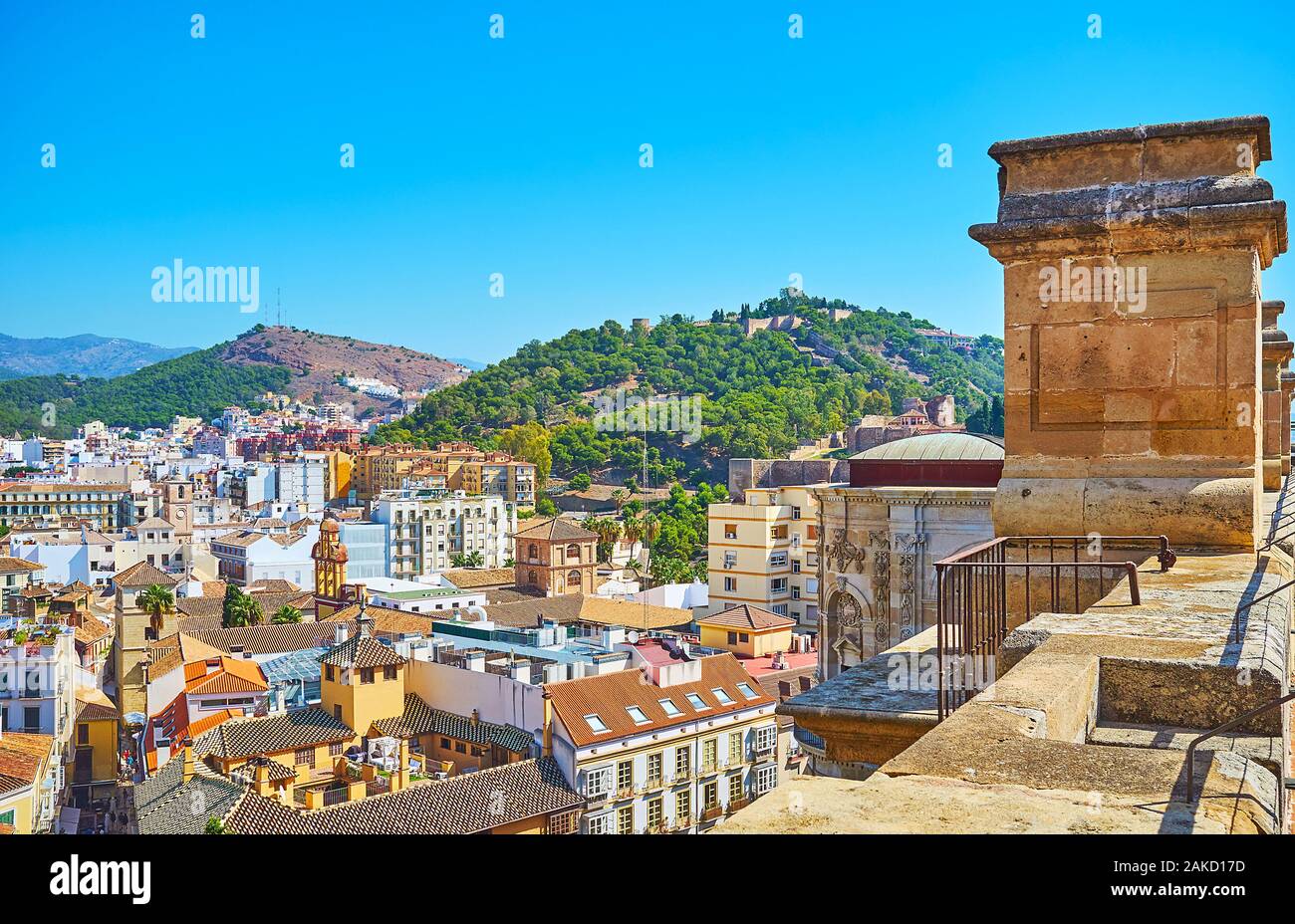 walk-the-roof-of-malaga-cathedral-and-observe-old-town-with-green-city