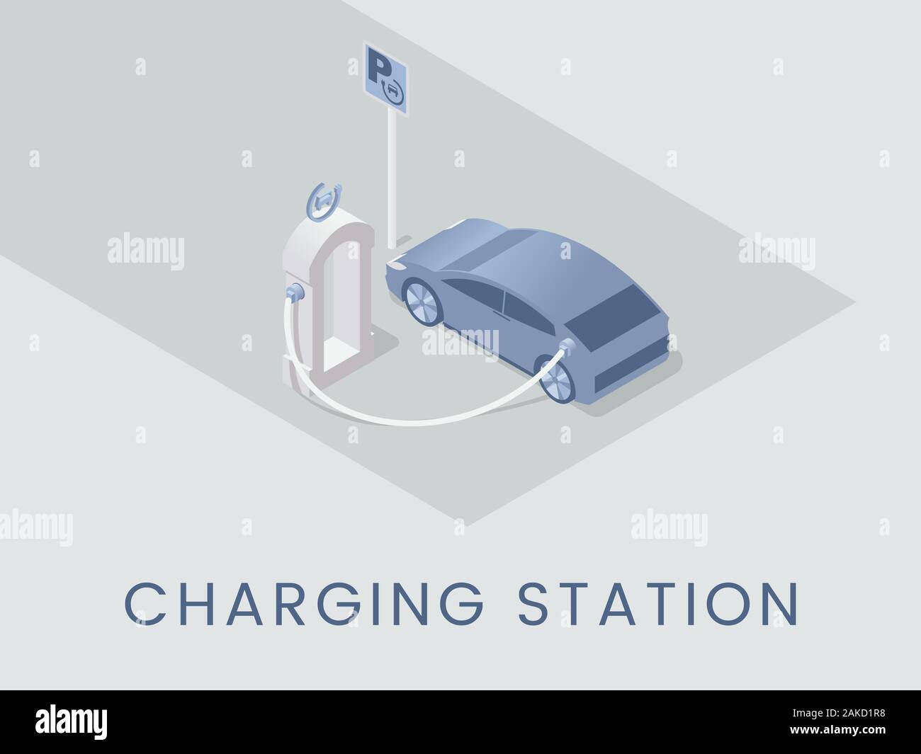 Vector illustration Electric car. Green energy. New transport eco  technologies. ECO friendly. Ecology. Environmental Protection. Zero  emission. Easy m Stock Vector Image & Art - Alamy