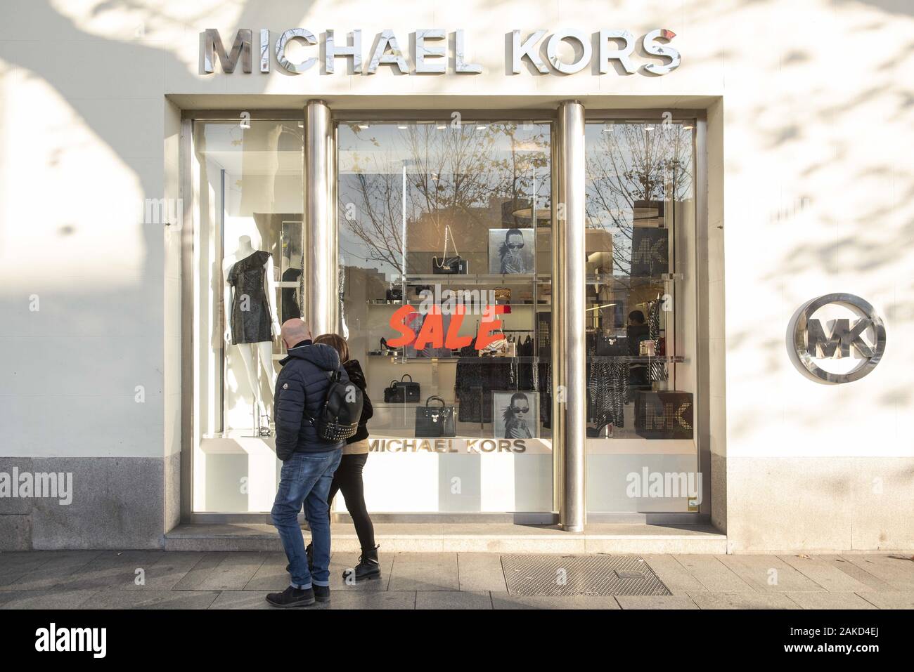 Spain. 31st Dec, 2019. American clothing fashion store brand, Michael Kors  logo seen in Spain. Credit: Budrul Chukrut/SOPA Images/ZUMA Wire/Alamy Live  News Stock Photo - Alamy