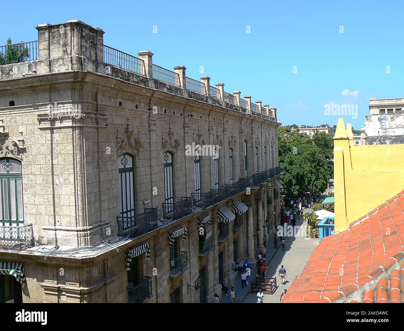 The Palacio de los Capitanes Generales in Old Havana, Cuba is the former residence of the governors. Stock Photo