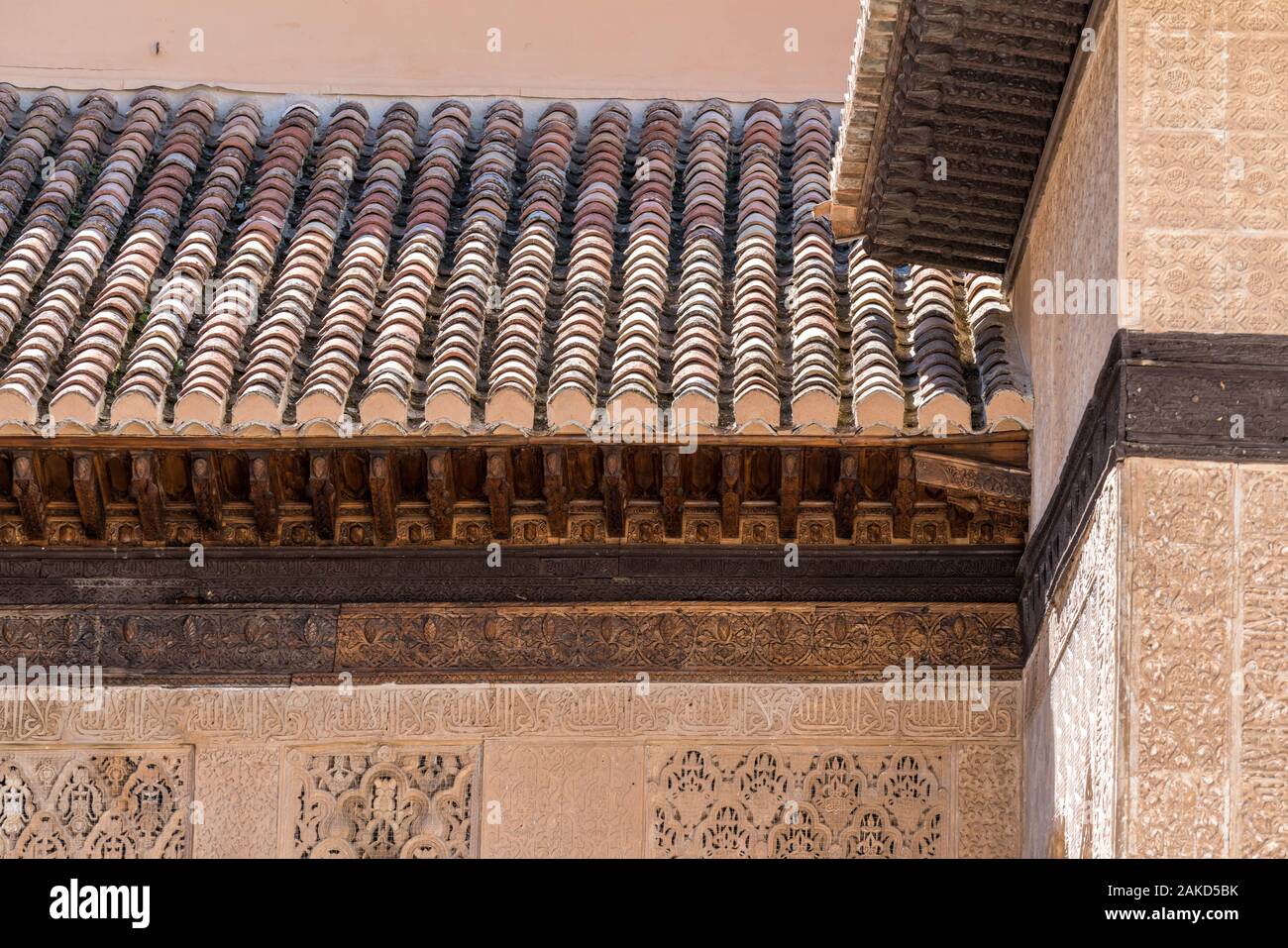 Arabic style architecture, building and art design in Alhambra Stock ...