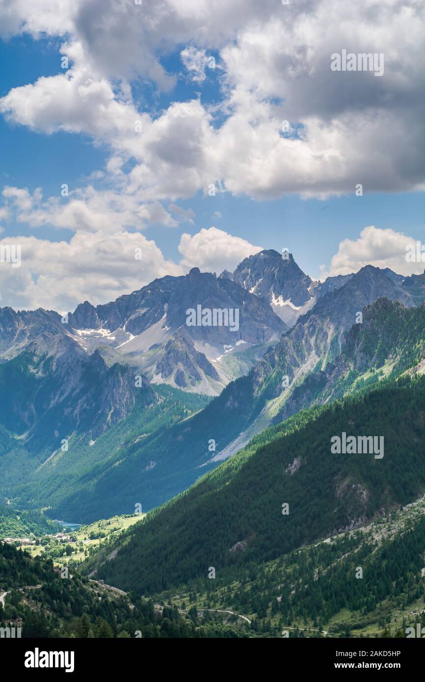 The upper Maira Valley, in the province of Cuneo, in southern Piedmont