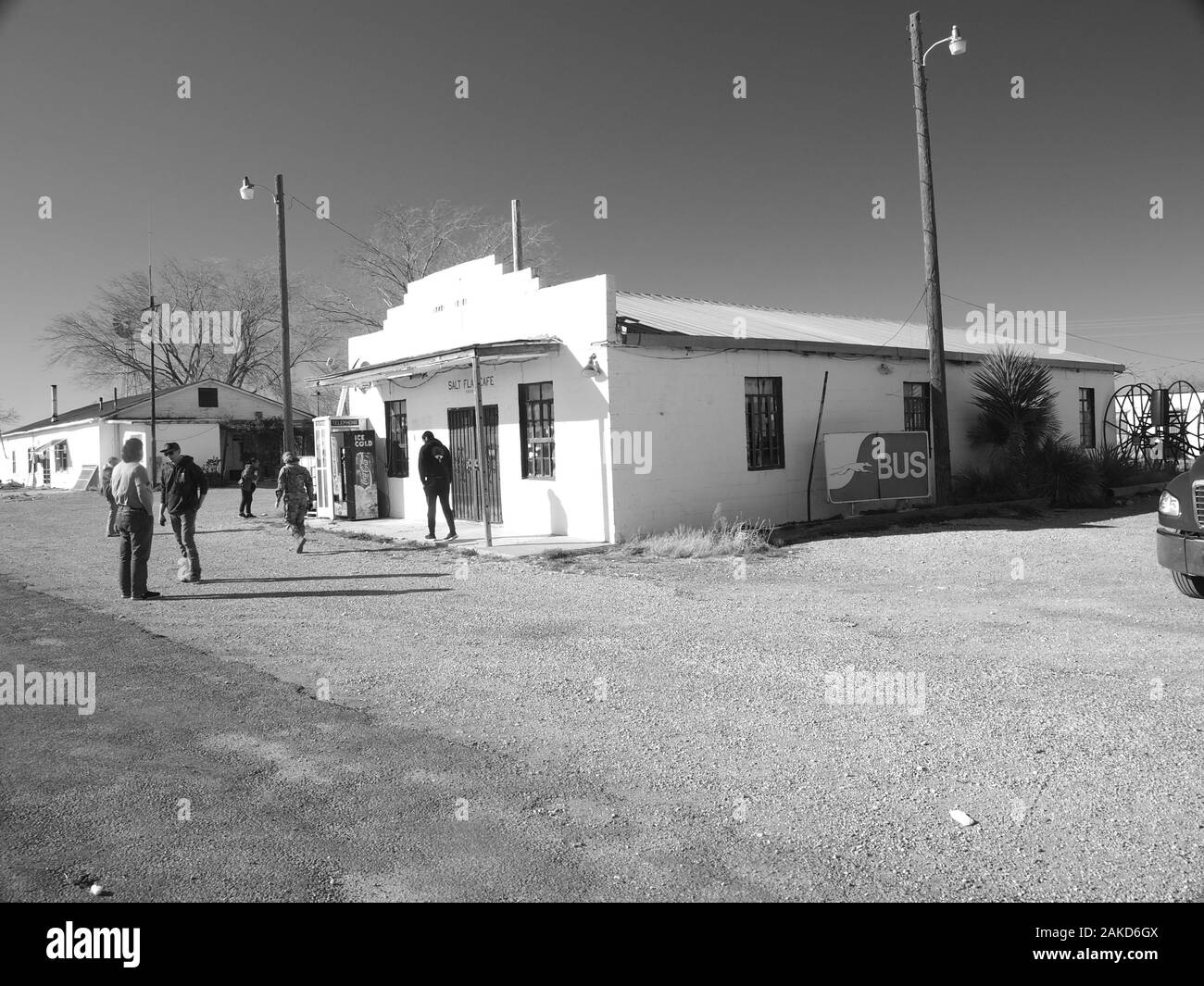 Salt Flat Cafe in the ghost town of Salt Flat Texas along routes 180