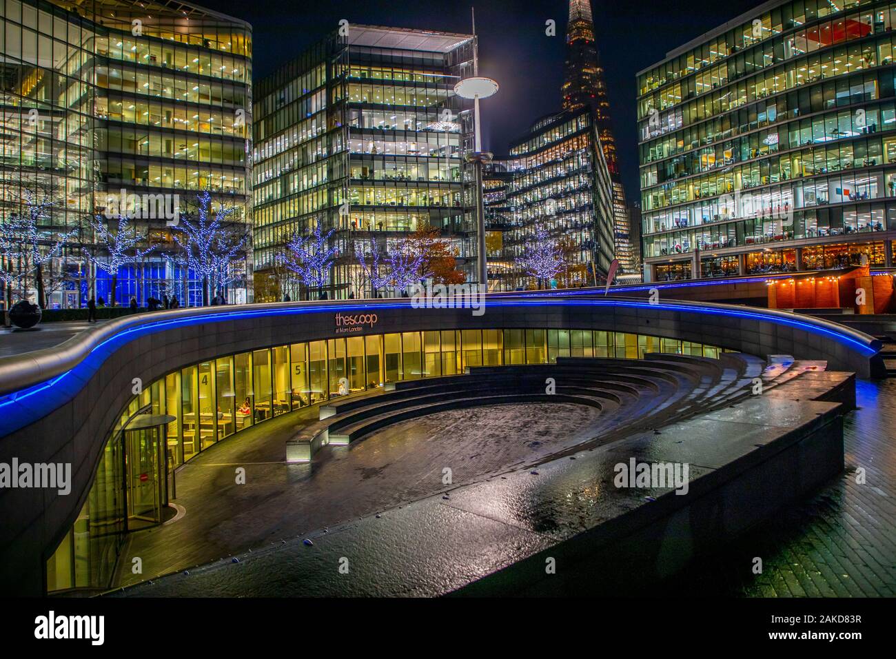 Skyline on the Thames, office building on the waterfront, London, Great Britain Stock Photo Alamy