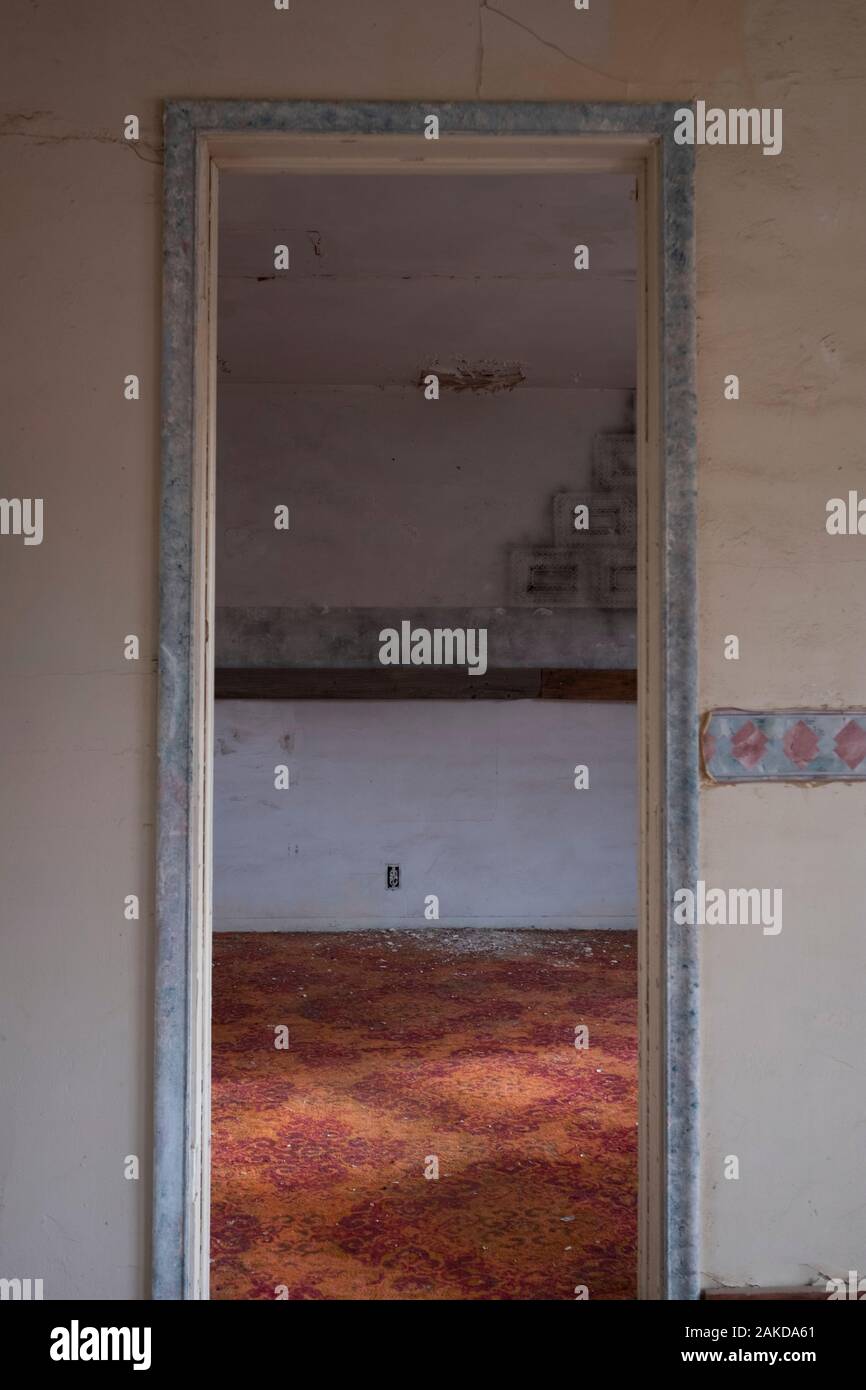 Abandoned Motel Nevada Stock Photo