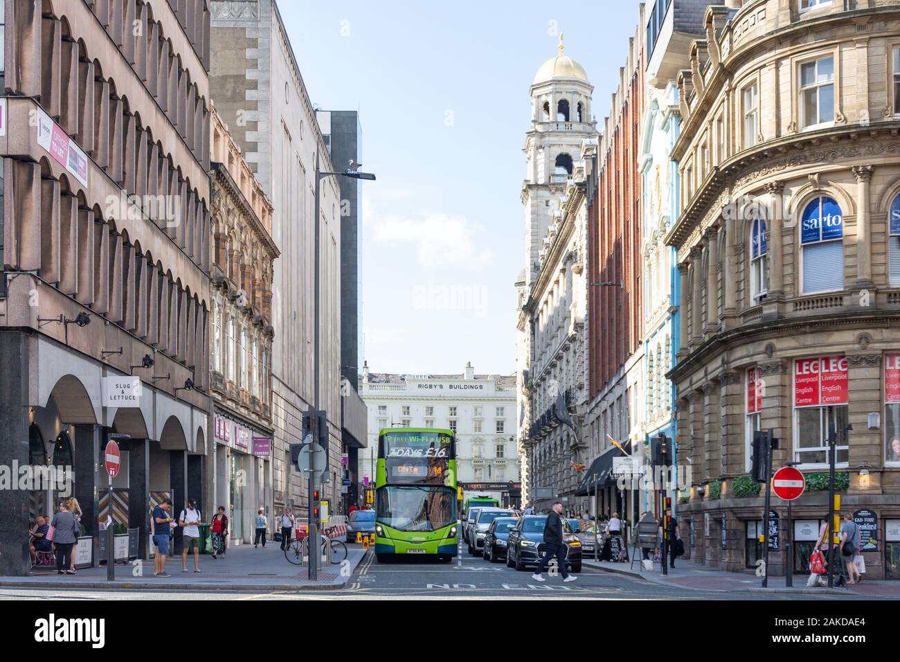 North John Street, Liverpool, Merseyside, England, United Kingdom Stock Photo