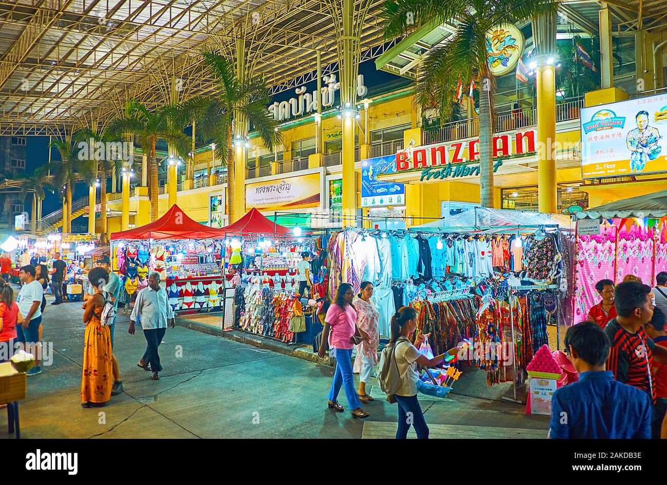 Banzaan fresh market hi-res stock photography and images - Alamy