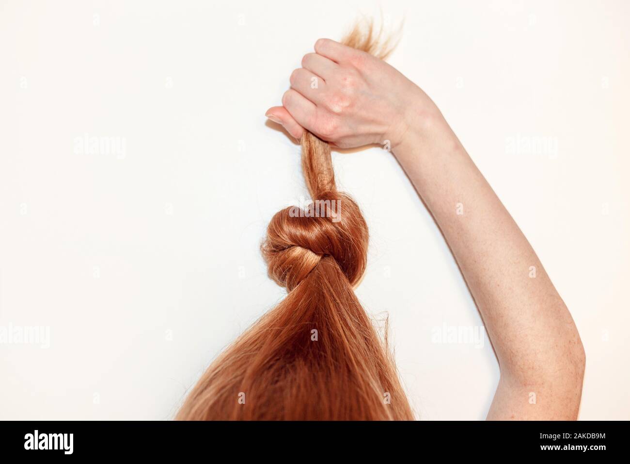 Woman White Streak Hair Stock Photos Woman White Streak Hair