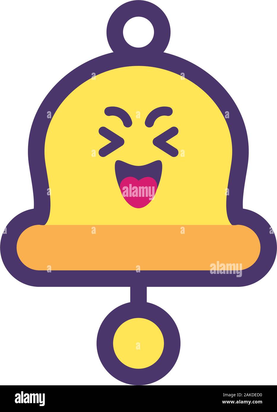 bell cartoon design, Kawaii expression cute character funny and ...