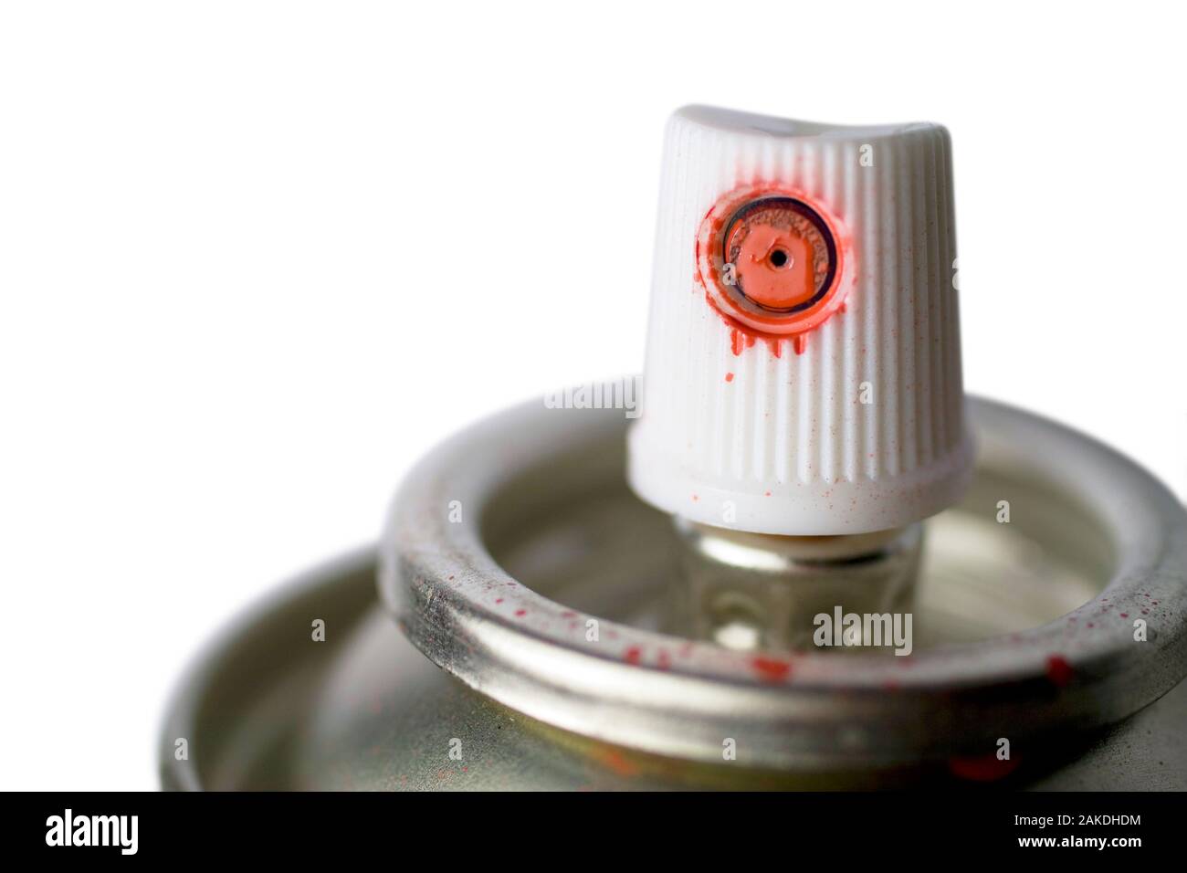 Spray paint bottle isolated on white background Stock Photo Alamy