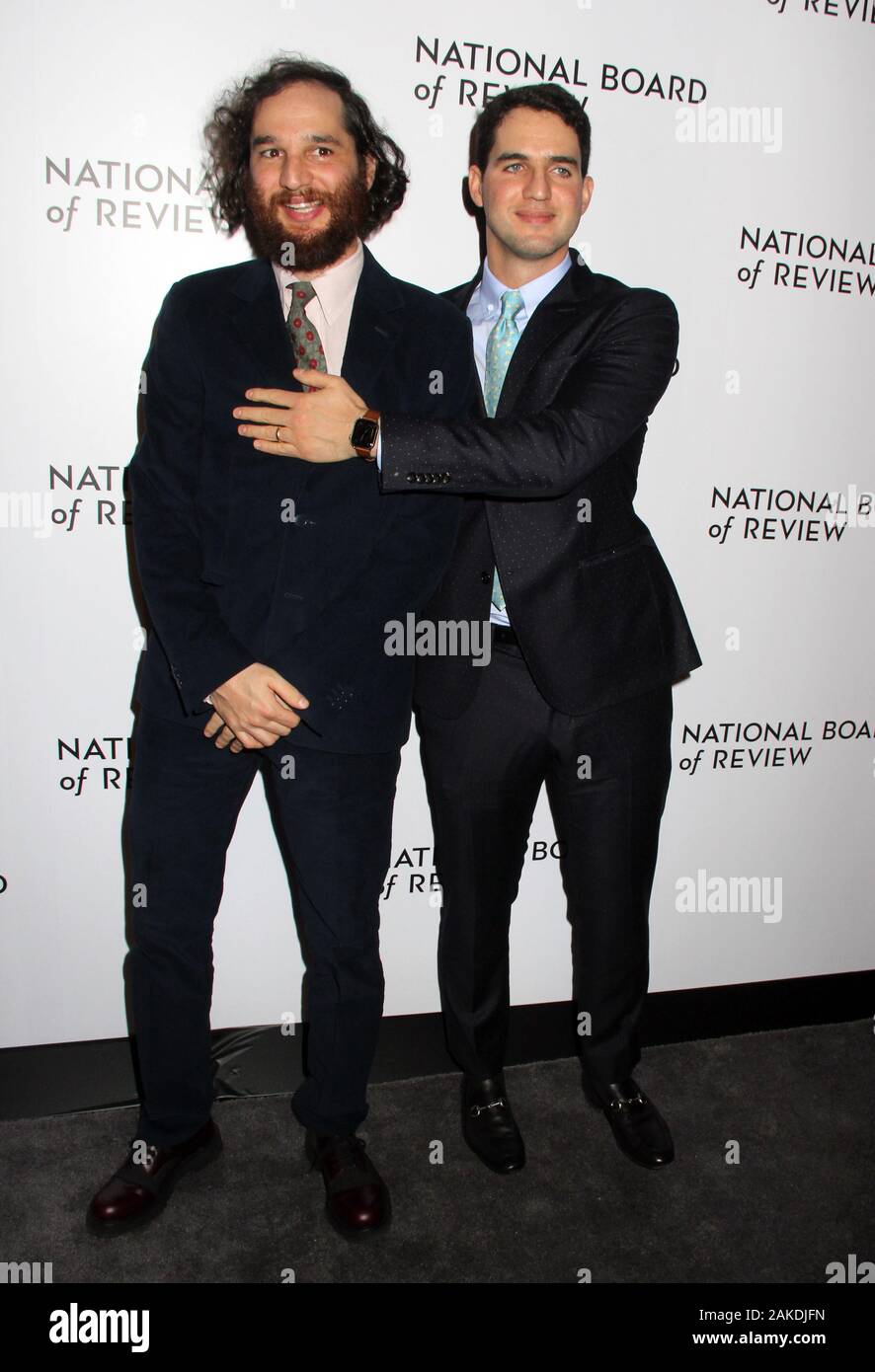 New York, NY, USA. 8th Jan, 2020. Josh Safdie and Benny Safdie at the