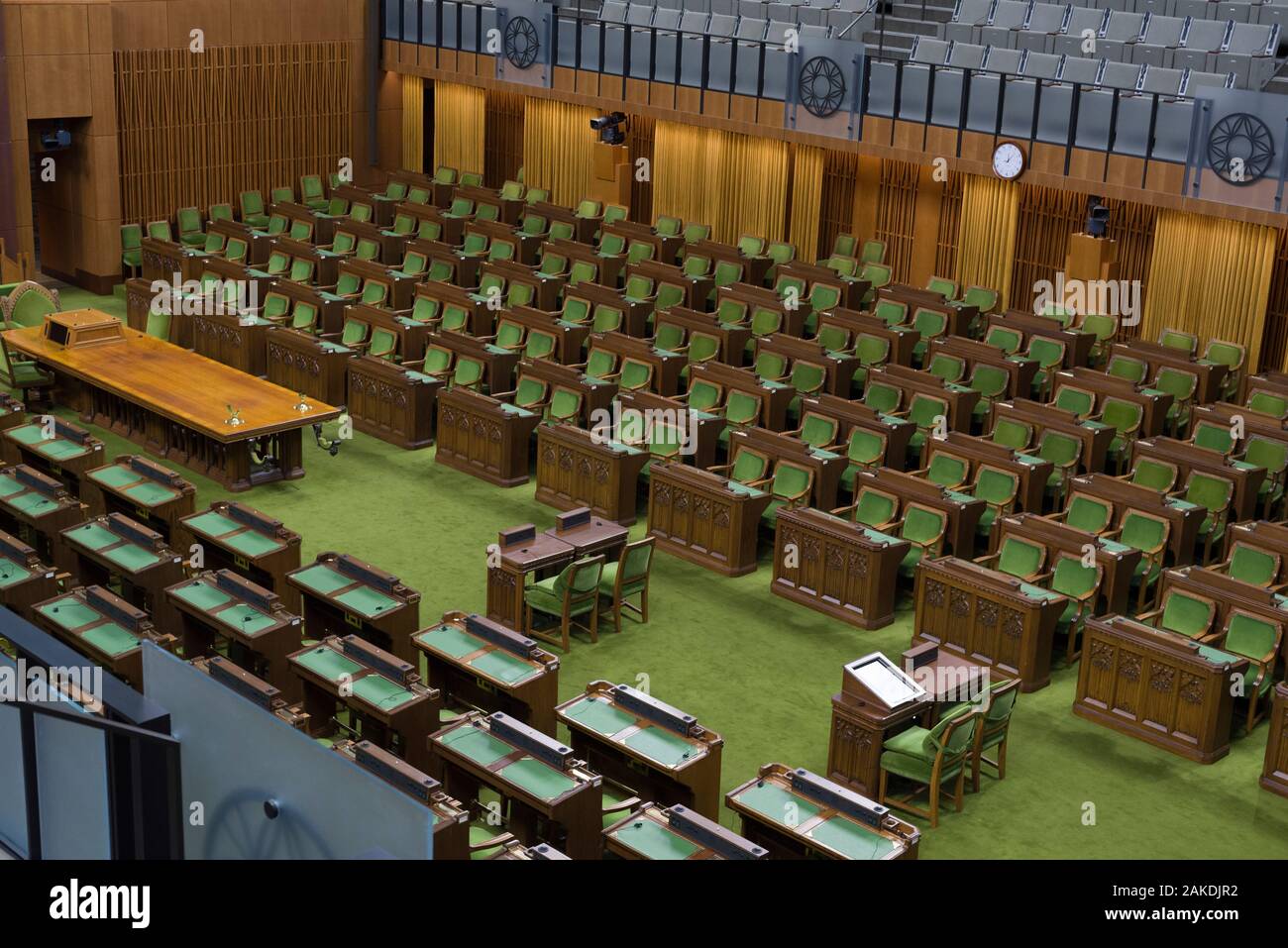 Canadian Parliament Building Interior. Parliament of Canada has architectural elements of
