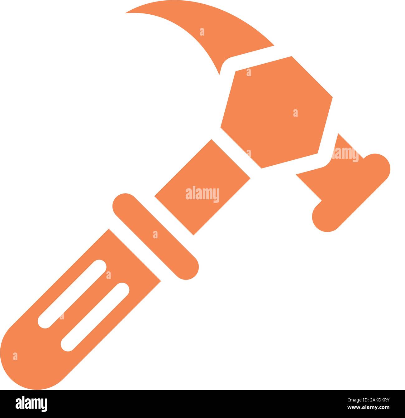 hammer design, Under construction architecture work repair progress