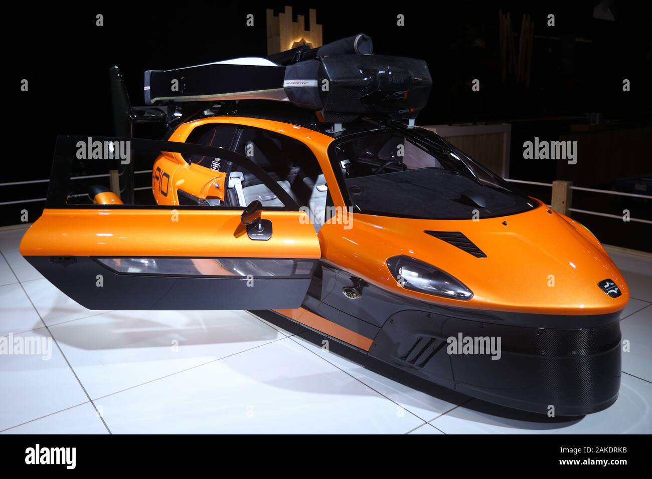 Brussels 8th Jan 2020 Photo Taken On Jan 8 2020 Shows A Pal V Flying Car