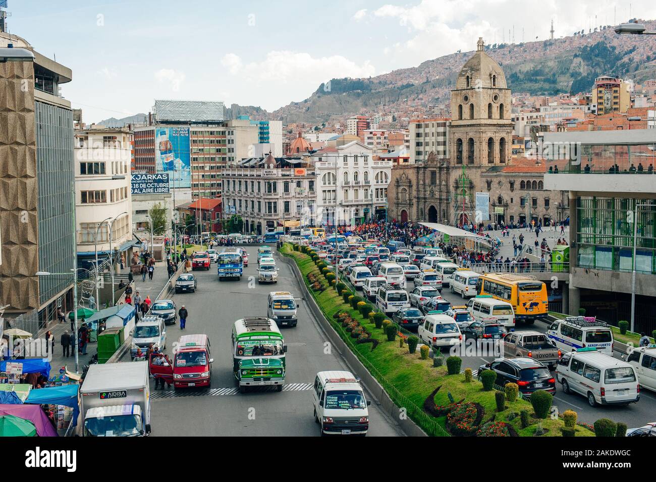 Basilica san francisco la paz hi-res stock photography and images - Alamy