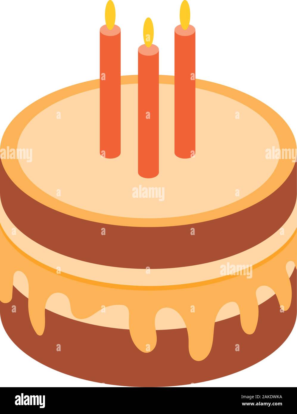 Cake Design Happy Birthday Card Celebration Decoration Surprise
