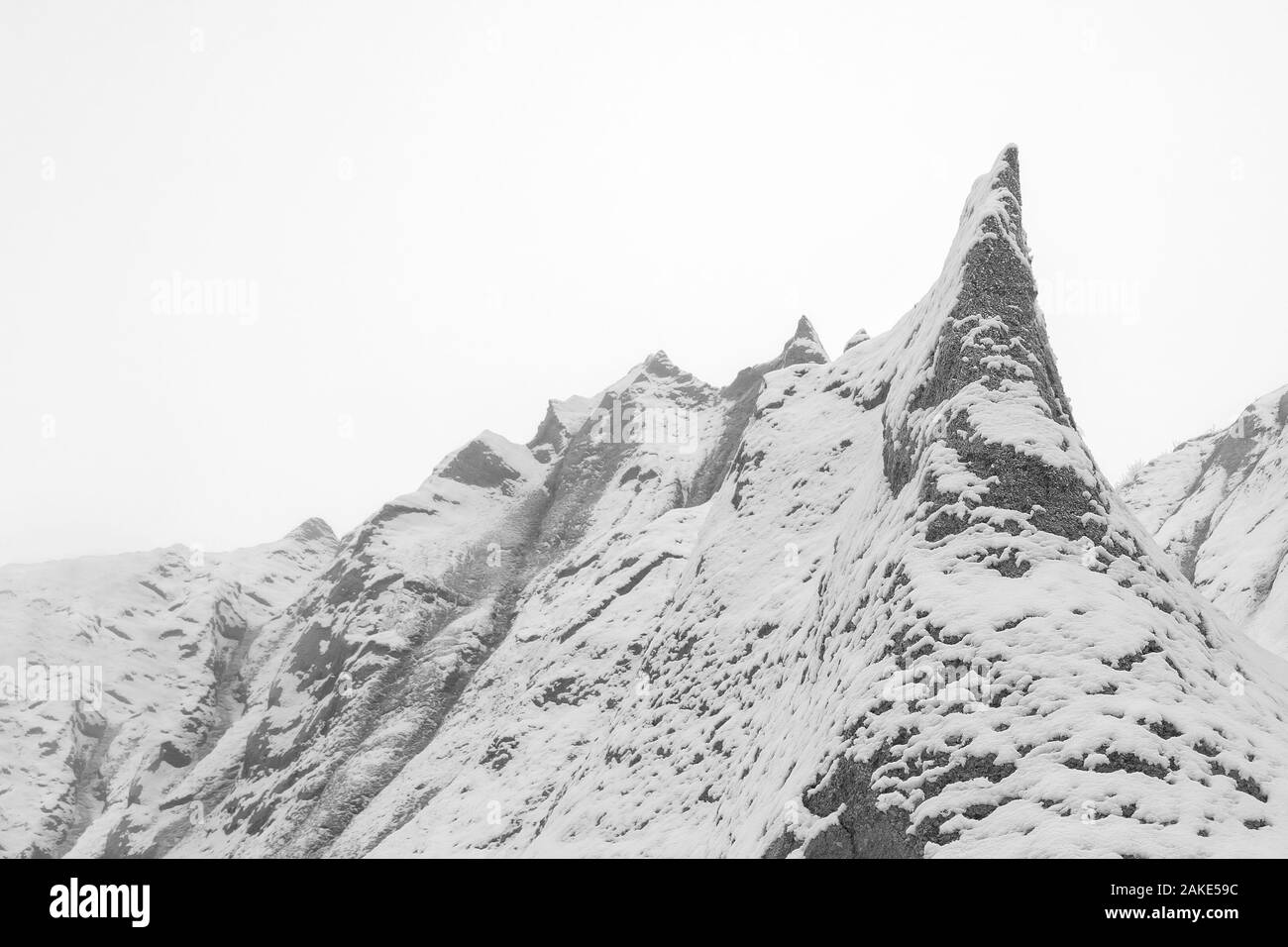 Everest mountain background Black and White Stock Photos & Images - Alamy