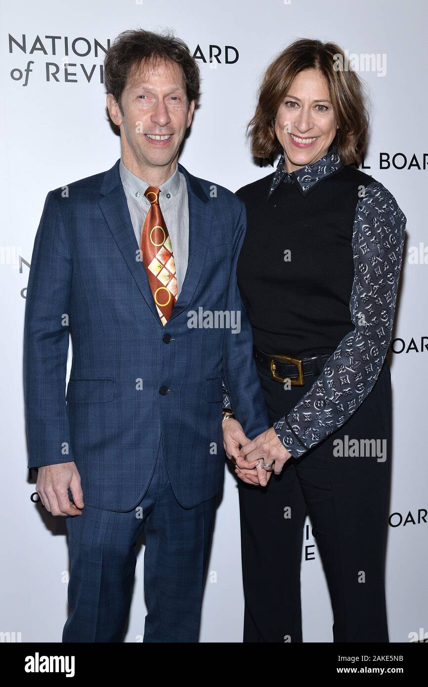 New York, USA. 08th Jan, 2020. (L-R) Tim Blake Nelson and Lisa Benavides attend the National Board of Review Annual Awards Gala at Cipriani 42nd Street in New York, NY, January 8, 2020. (Photo by Anthony Behar/Sipa USA) Credit: Sipa USA/Alamy Live News Stock Photo