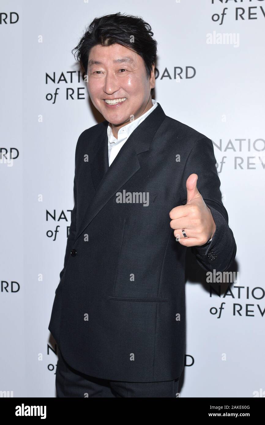 New York, USA. 08th Jan, 2020. Song Kang-Ho attends the National Board of Review Annual Awards Gala at Cipriani 42nd Street in New York, NY, January 8, 2020. (Photo by Anthony Behar/Sipa USA) Credit: Sipa USA/Alamy Live News Stock Photo