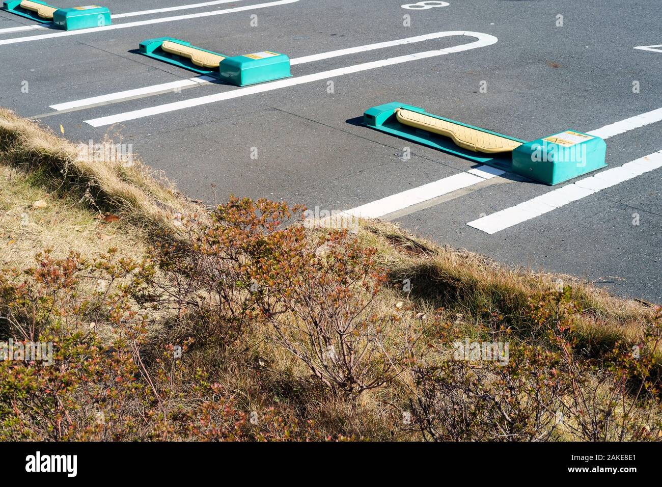 Public paying parking lot in Tokyo, Japan Stock Photo Alamy