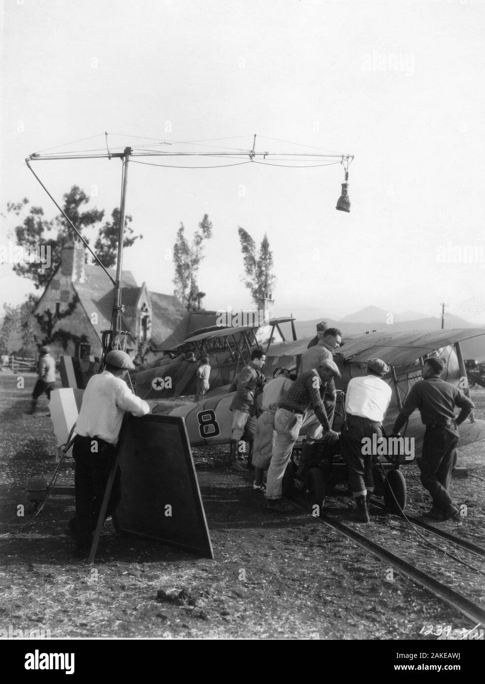 CHARLES '' BUDDY '' ROGERS On Set Location Candid Filming YOUNG EAGLES ...