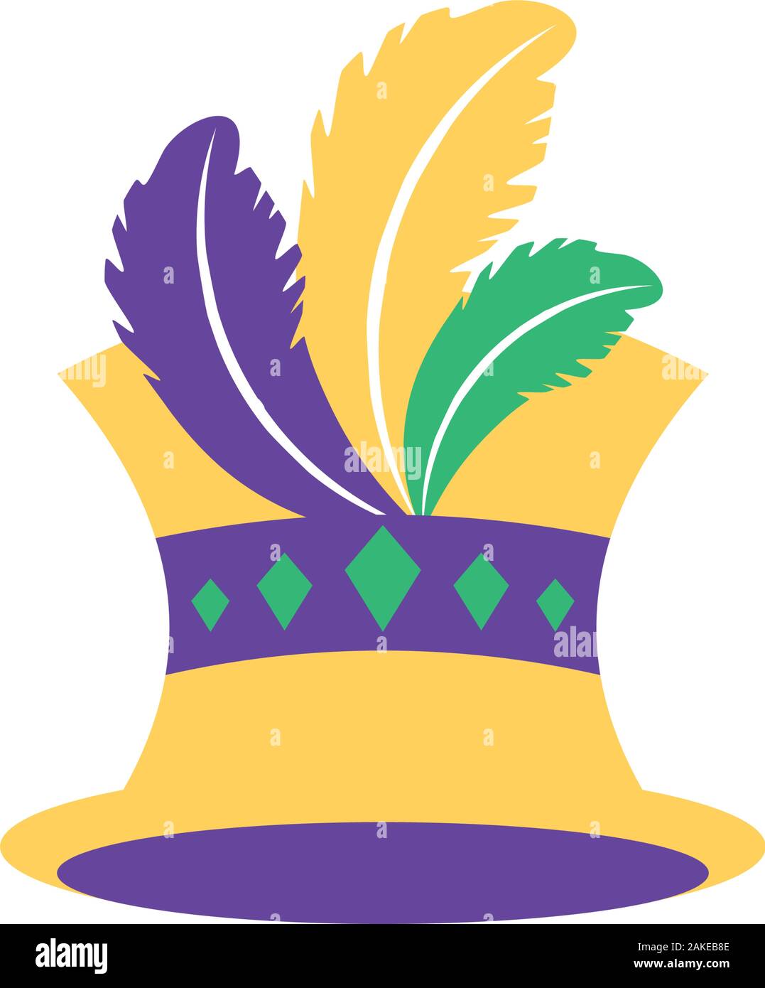 Mardi Gras Feathers Design, Party Carnival Decoration Celebration Festival  Holiday Fun New Orleans And Traditional Theme Vector Illustration Royalty  Free SVG, Cliparts, Vectors, and Stock Illustration. Image 145349139.