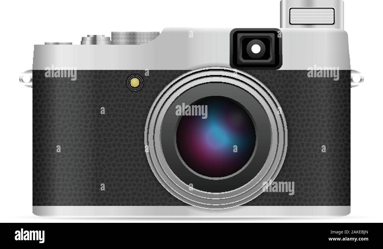Photo camera on a white background. Vector illustration Stock Vector ...