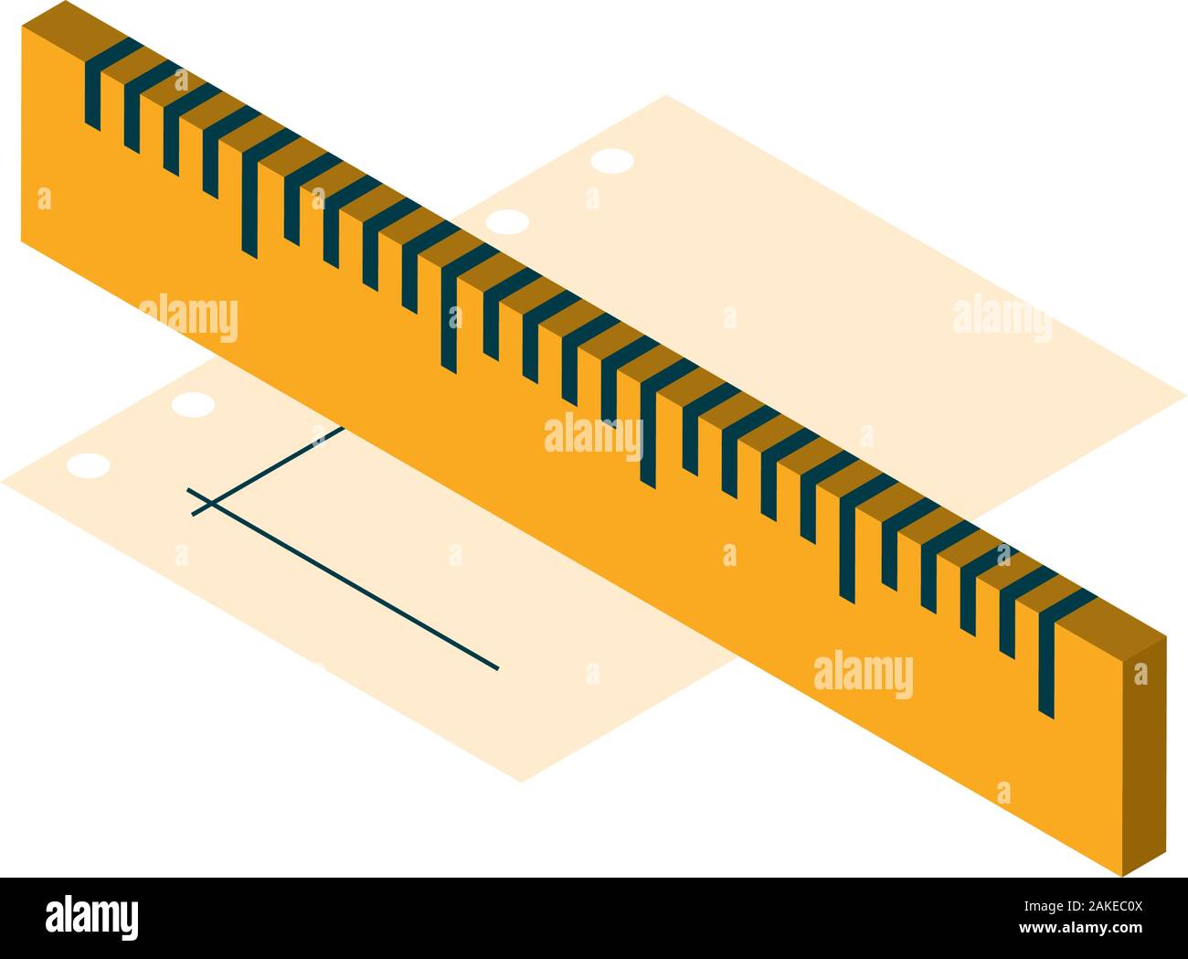 Ruler design, Instrument tool work measurement lenght object inch long ...