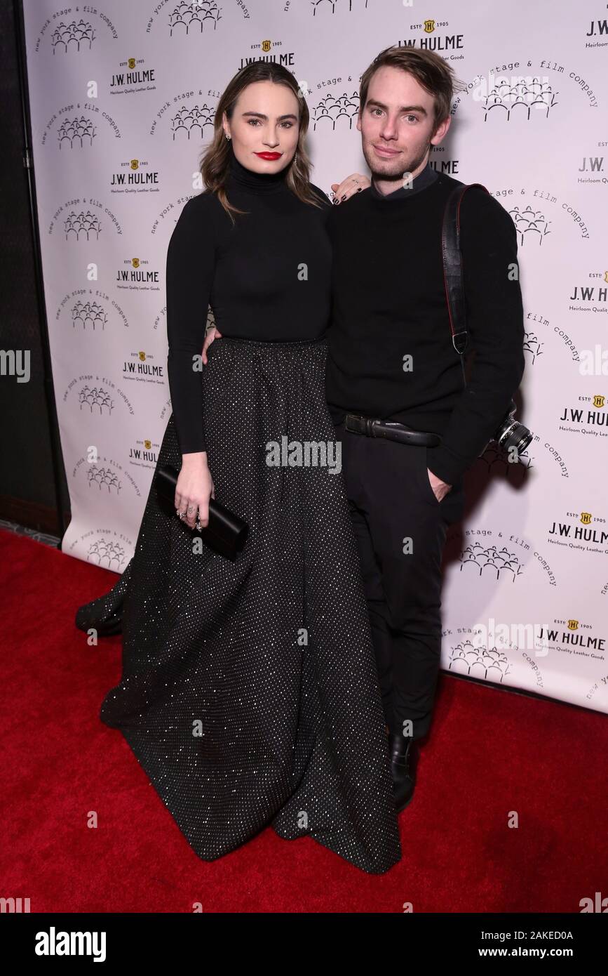 2019 New York Stage And Film Winter Gala Held At The Ziegfeld Ballroom Arrivals Featuring Kathryn Gallagher James Gallagher Siblings Where New York New York United States When 08 Dec 2019